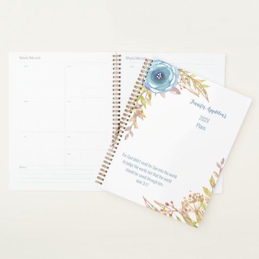 2024 Gepersonaliseerd | Schrift | WATERVERF Planner (Display)