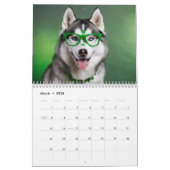 2024 gepersonaliseerde 12 maanden honden dragen br kalender (Mar 2026)
