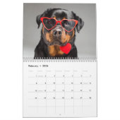 2024 gepersonaliseerde 12 maanden honden dragen br kalender (Feb 2026)