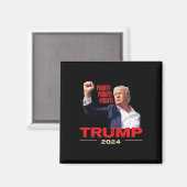 2024 Gevecht Gevecht 13 juli Trump Rally Magneet (Voorkant / Achterkant)