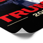 2024 Gevecht Gevecht 13 juli Trump Rally Poster (Hoek)