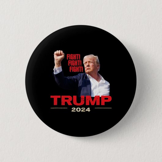 2024 Gevecht Gevecht 13 juli Trump Rally Ronde Button 5,7 Cm (Voorkant)