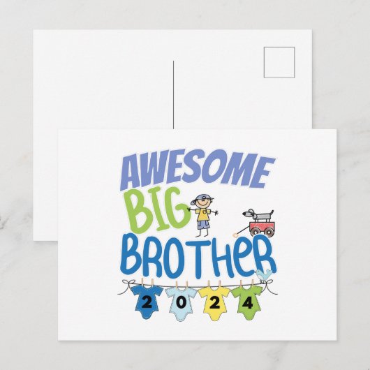 2024 Geweldige Big Brother Briefkaart (Voorkant / Achterkant)