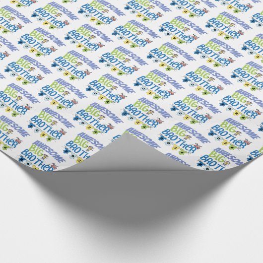 2024 Geweldige Big Brother Cadeaupapier (Hoek)