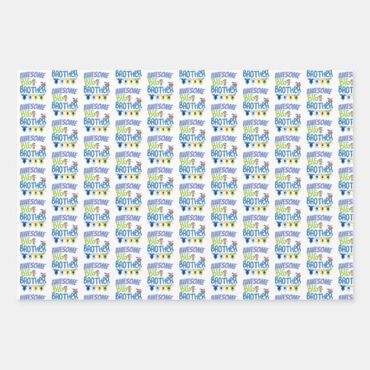 2024 Geweldige Big Brother Inpakpapier Vel (Voorkant 2)