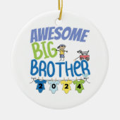 2024 Geweldige Big Brother Keramisch Ornament (Voorkant)