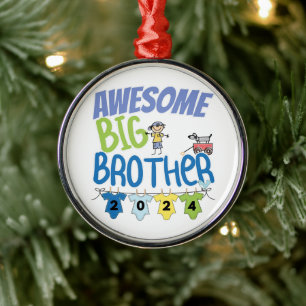 2024 Geweldige Big Brother Metalen Ornament