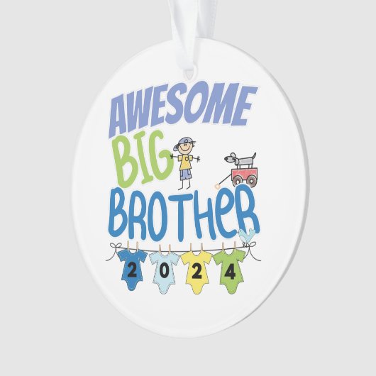 2024 Geweldige Big Brother Ornament (voorkant)