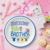 2024 Geweldige Big Brother Papieren Bordje (Feest)