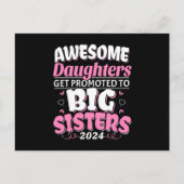 2024 Geweldige Dochter Gepromoveerd naar Big Siste Briefkaart (Voorkant)