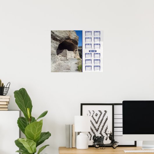 2024 - "Gila Dwelling" Poster (Thuiskantoor)