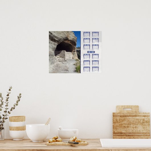 2024 - "Gila Dwelling" Poster (Keuken)