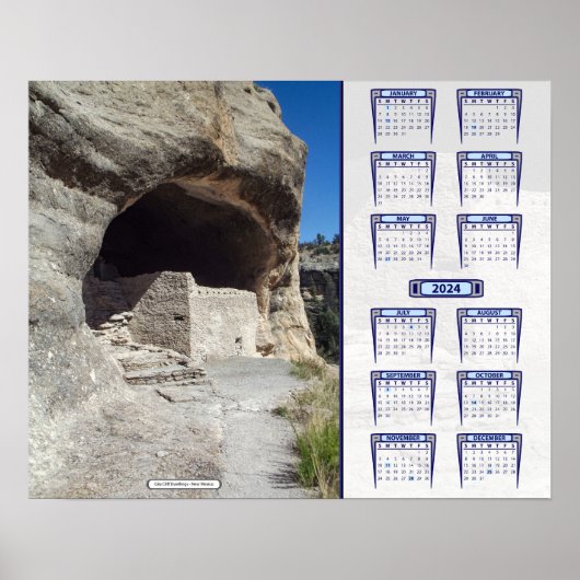 2024 - "Gila Dwelling" Poster (Voorkant)