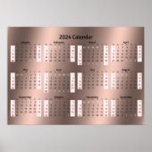 2024 Gouden Eeuw Kalender Poster (Voorkant)