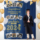 2024 gouden schets afstudeerfeest 9 foto achtergro wandkleed