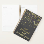 2024 - Gouden Script Typografie & Confetti Glamoro Planner (Display)