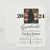 2024 Graduation Party  uitnodiging (Voorkant / Achterkant)