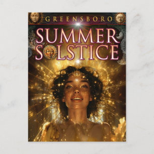 2024 Greensboro Zomer Solstice Souvenir Briefkaart
