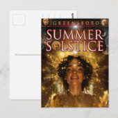 2024 Greensboro Zomer Solstice Souvenir Briefkaart (Voorkant / Achterkant)