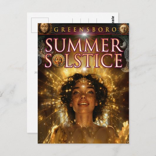 2024 Greensboro Zomer Solstice Souvenir Briefkaart (Voorkant / Achterkant)