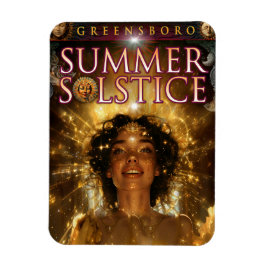 2024 Greensboro Zomer Solstice Souvenir Magneet