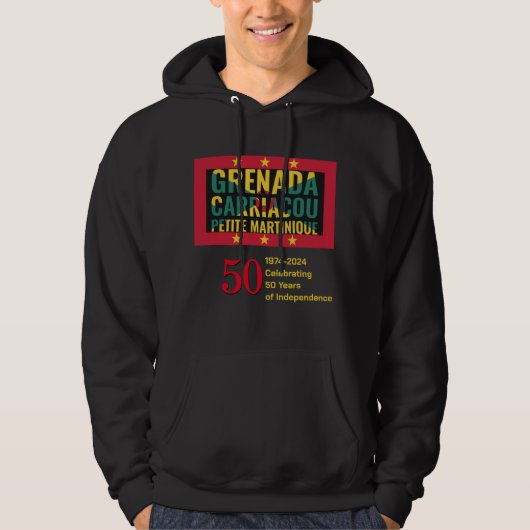 2024 GRENADA 50ste Jubileum Onafhankelijkheid Hoodie (Voorkant)