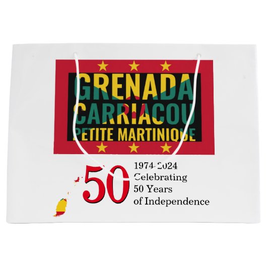 2024 GRENADIAN 50ste Jubileum onafhankelijkheid Groot Cadeauzakje (Voorkant)