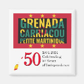 2024 GRENADIAN 50ste Jubileum onafhankelijkheid Magneet (Voorkant)