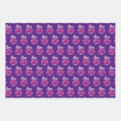 2024 Grote Zuster Eenhoorn Harten Inpakpapier Vel (Voorkant 2)