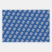 2024 Grote Zuster Girly Stippen Inpakpapier Vel (Voorkant 3)