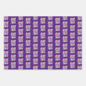 2024 Grote Zuster Girly Stippen Inpakpapier Vel (Voorkant 2)