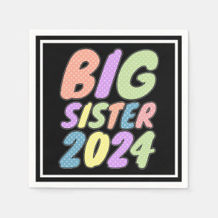 2024 Grote Zuster Girly Stippen Servet