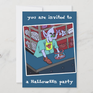 2024 HaLLowEEn feestuitnodiging van dalDesignNZ Kaart
