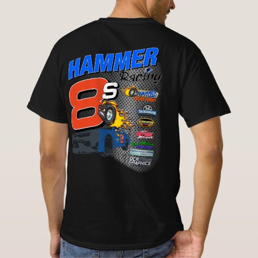 2024 Hammer Racing Basic T-shirt (Achterkant)
