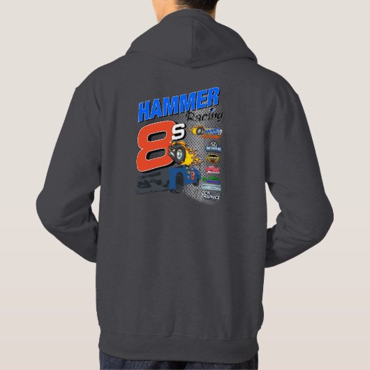 2024 Hammer Racing Mannen Hoodie (Achterkant)