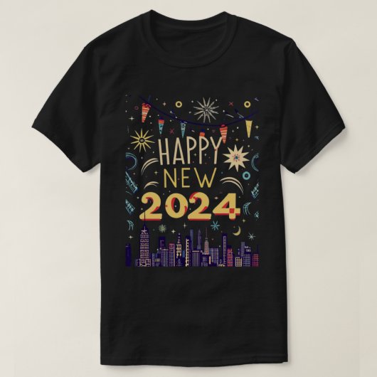 2024 Happy New Years Classic T-shirt (Design voorkant)
