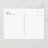 2024 Hedendaagse Student Foto Afstuderen Zwart Briefkaart (Achterkant)