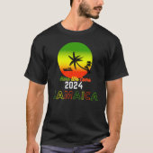 2024 Hier komen we Jamaica met afbeeldingen in Jam T-shirt (Voorkant)