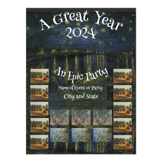 2024 High School Reünie Verjaardag Vakantie Cruise Foto Afdruk (Voorkant)