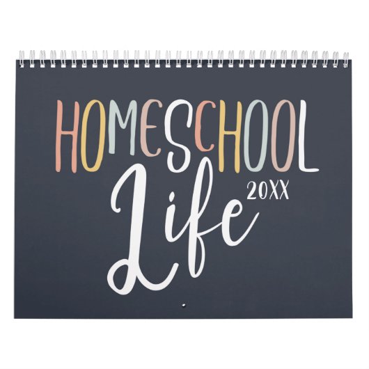2024 Homeschool leven originele citaten kalender (Hoes)