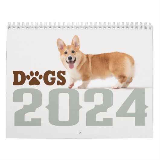 2024 Hondenkalender Kalender (Hoes)