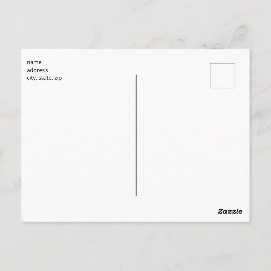 2024 Honkbal Foto Afstuderen Aankondiging II Briefkaart (Achterkant)