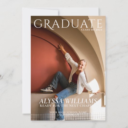 2024 Hoogleraren Afstudeer Magazine Omslagfoto Aankondiging (Voorkant)