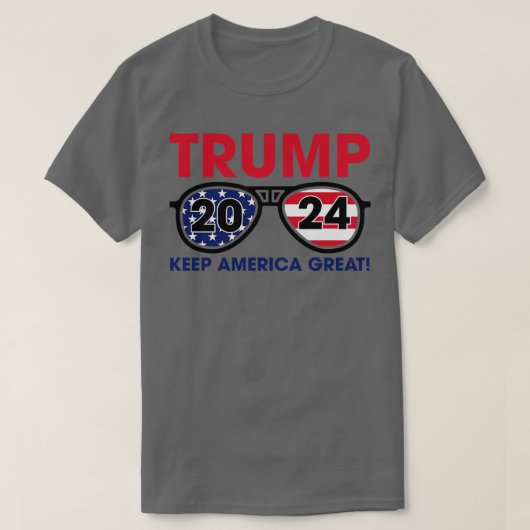 2024 Houd Amerika geweldig T-shirt (Design voorkant)