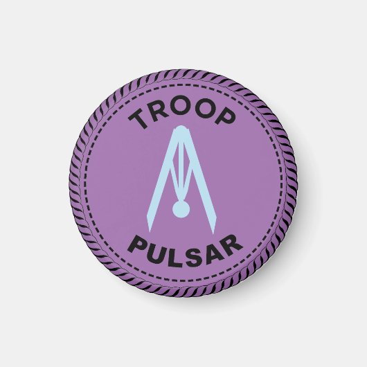 2024 IGGPPCamp Troop Pride Compass Magnet (Voorkant)