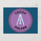 2024 IGGPPCamp Troop Pride Compass Poscard Briefkaart (Voorkant)