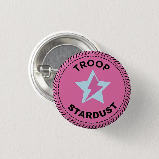 2024 IGGPPCamp Troop Pride Star Button (Voorkant /achterkant)