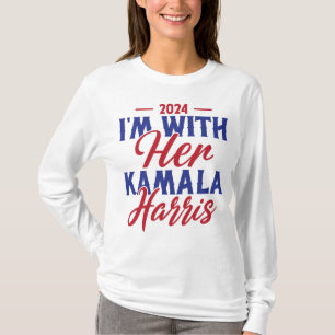 2024 Ik ben bij haar Kamala Harris T-shirt