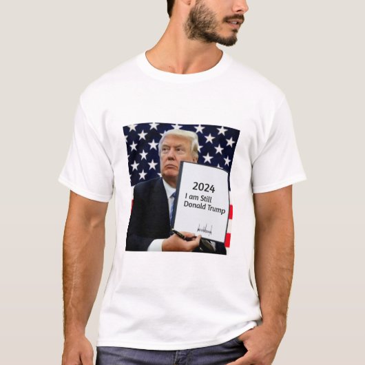 2024 Ik ben nog steeds Donald Trump T-shirt (Voorkant)