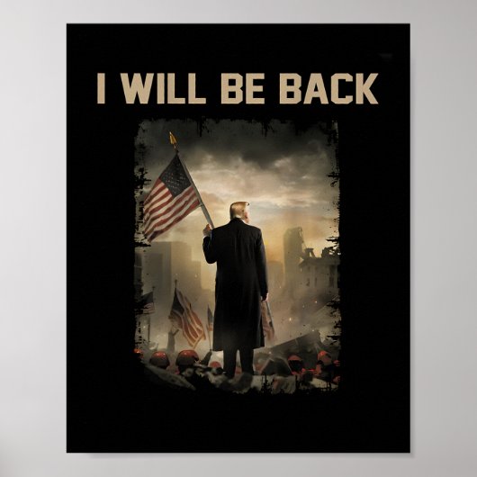 2024 Ik kom terug (op rug) Poster (Voorkant)
